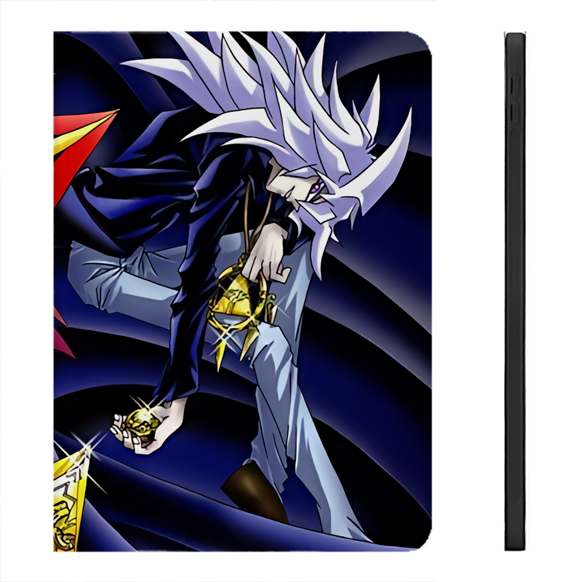 （画像用） 遊☆戯☆王 Yu-Gi-Oh! IPadケース ペンホルダー付き ブックスタイルデザイン